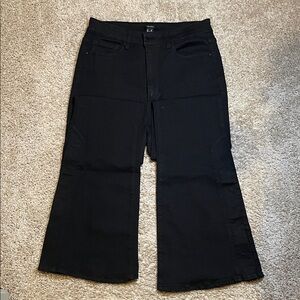 Forever 21 Midnight Black Wide Leg Jeans